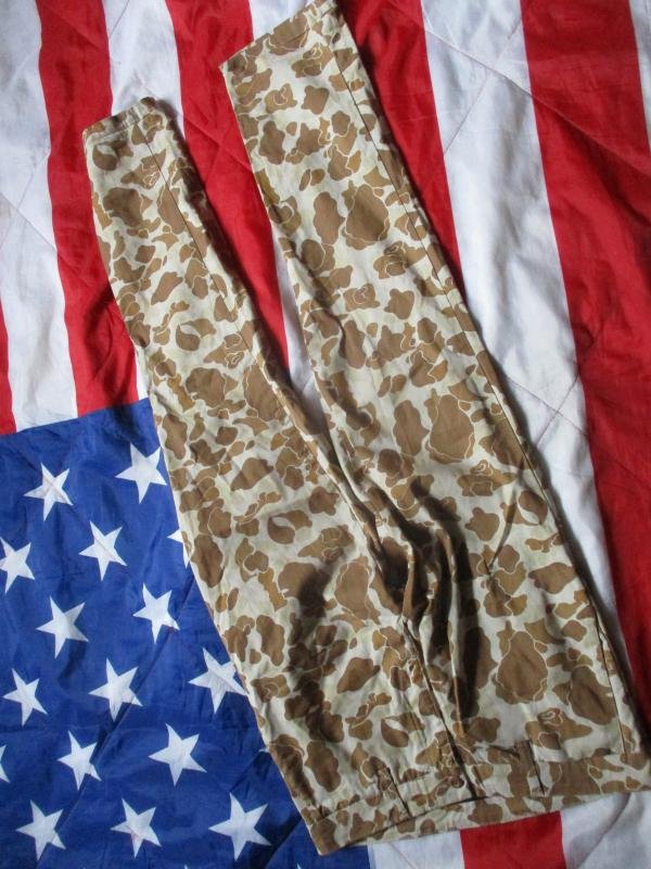 CARHARTT US ARMY VIETNAM DUCK HUNTER / USMC WW2 FROGSKIN BEACH SIDE camo SID PANT TROUSERS — image 2