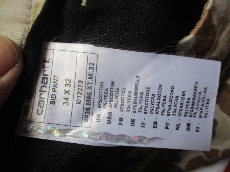 CARHARTT US ARMY VIETNAM DUCK HUNTER / USMC WW2 FROGSKIN BEACH SIDE camo SID PANT TROUSERS — image 3