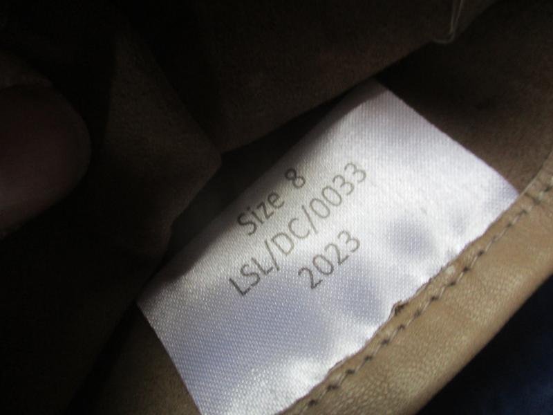 UK Afghanistan ISSUE desert tan LEATHER SHOOTING SNIPER COMBAT GLOVES size 8 s-m — image 4