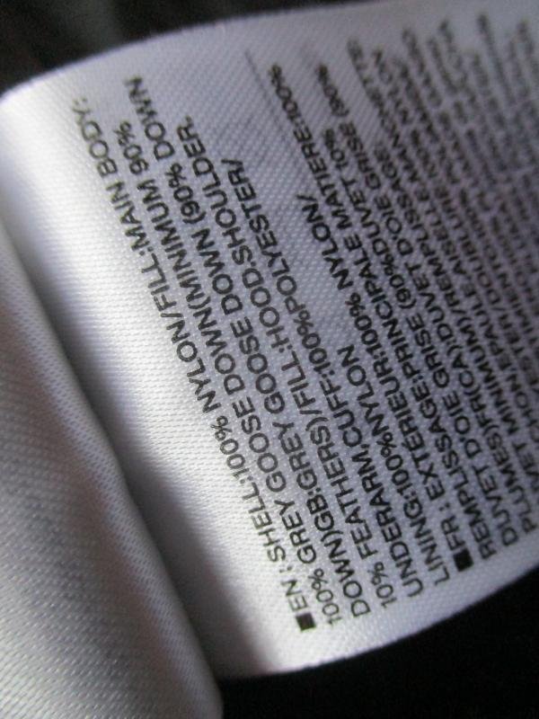 GENUINE real ARCTERYX THORIUM AR HOODY mans down JACKET COAT PARKA wolf grey M-L — image 5