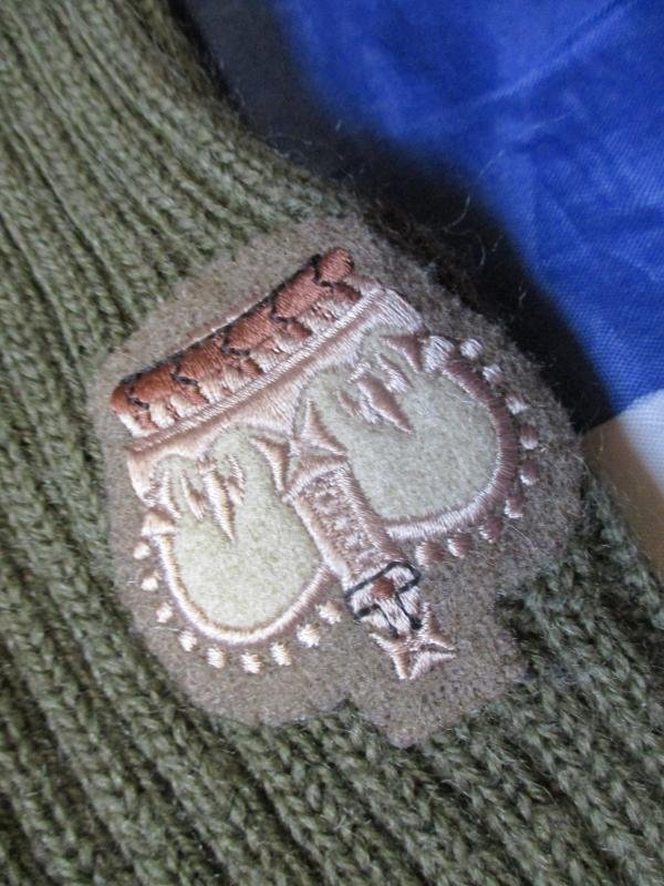 GENUINE BRITISH ARMY COMMANDO issue JUMPER PULLOVER JERSEY 106CM large CSM WO2 — image 2