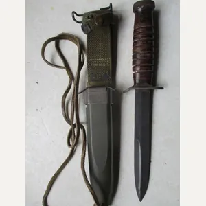 WW2 US ARMY M3 case FIGHTING KNIFE in M8 shorty …