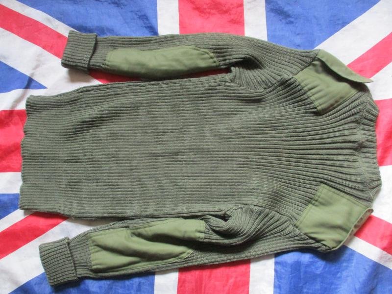 GENUINE BRITISH ARMY COMMANDO issue WOOL JUMPER PULLOVER JERSEY medium to large — image 5