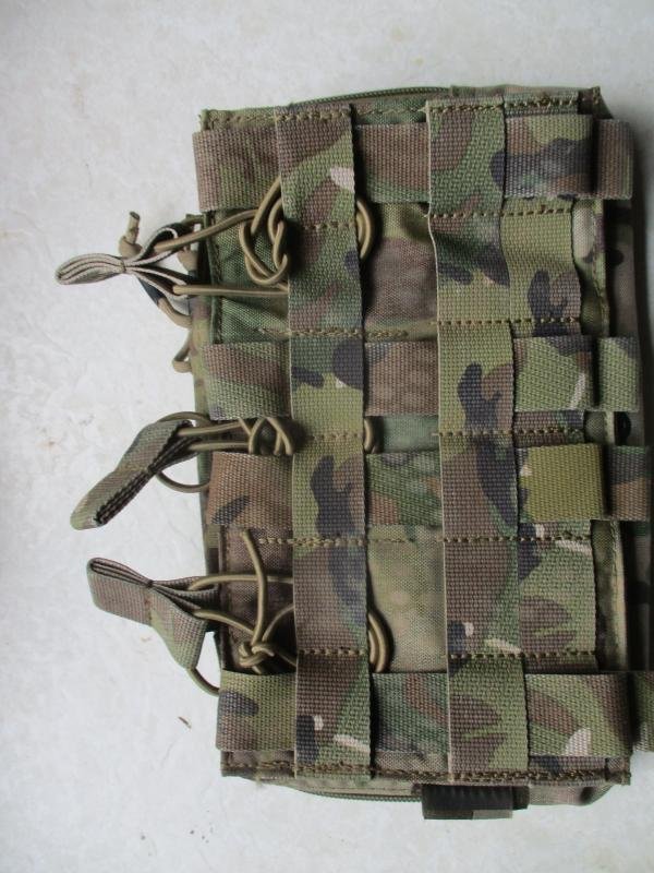 SPANKER ELITE MOLLE triple 5.56mm 3 mag & UTILITY COMMANDER POUCH crye multicam — image 4