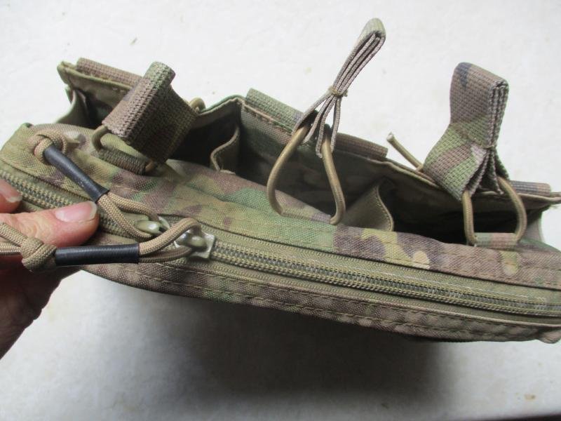 SPANKER ELITE MOLLE triple 5.56mm 3 mag & UTILITY COMMANDER POUCH crye multicam — image 5