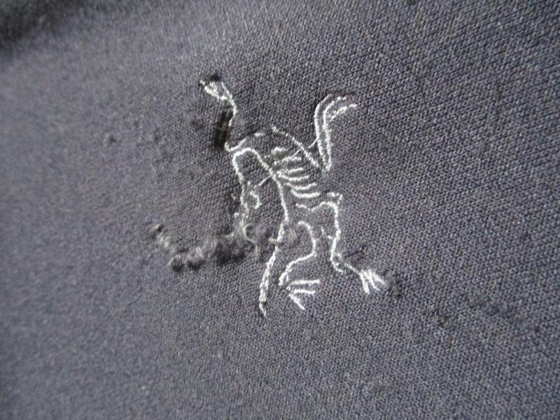 GENUINE real ARCTERYX arc'teryx KYANITE FLEECE HOODIE JACKET large - XL GREY — image 2