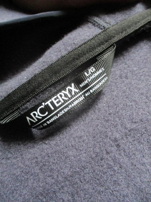 GENUINE real ARCTERYX arc'teryx KYANITE FLEECE HOODIE JACKET large - XL GREY — image 4