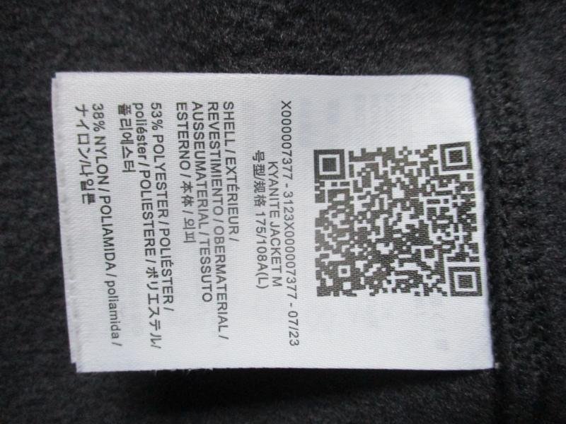 GENUINE real ARCTERYX arc'teryx KYANITE FLEECE HOODIE JACKET large - XL GREY — image 5