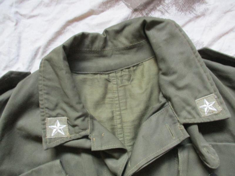 1980s 80s ERA ITALIAN ARMY ISSUE che guevara BDU COMBAT JACKET coat OG GREEN medium — image 5
