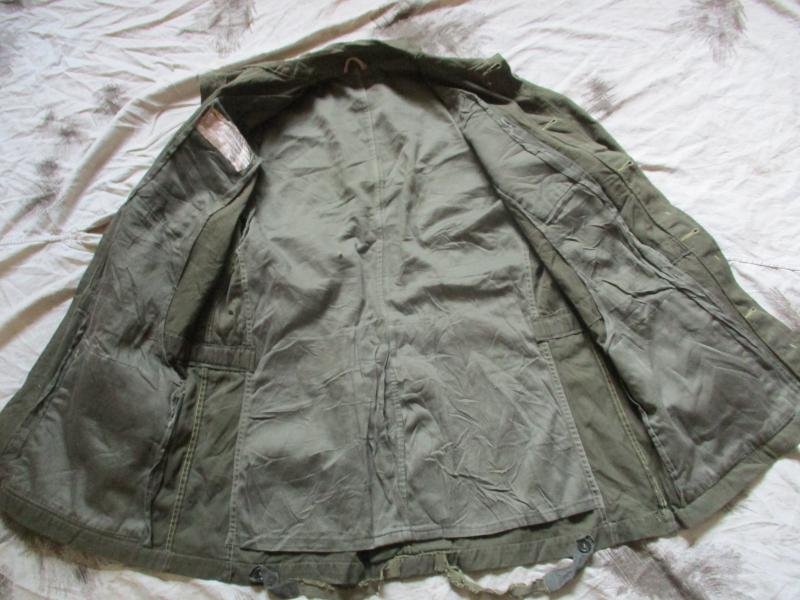 1980s 80s ERA ITALIAN ARMY ISSUE che guevara BDU COMBAT JACKET coat OG GREEN M — image 3