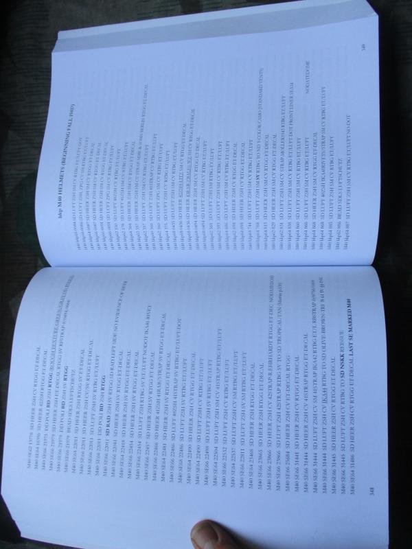 WW2 GERMAN HELMET LOT NUMBERS BOOK brian ice REVISION 9 SOFT BACK — image 4