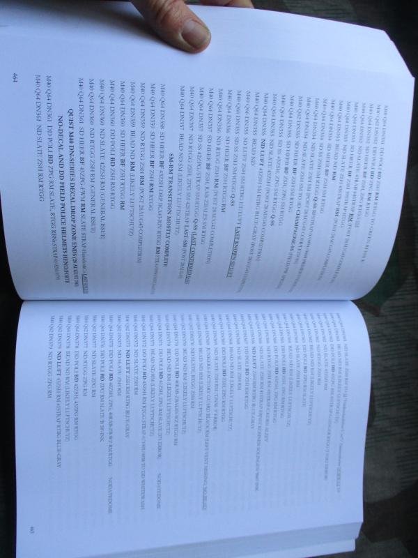 WW2 GERMAN HELMET LOT NUMBERS BOOK brian ice REVISION 9 SOFT BACK — image 5