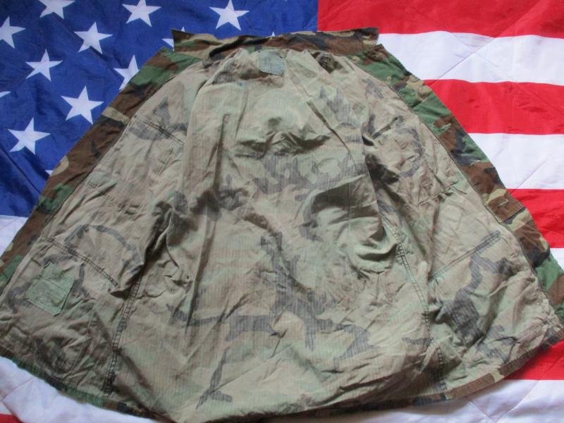 US ARMY ISSUE USA 1988 M81 WOODLAND camo camouflage BDU CARGO JACKET coat m-L — image 4