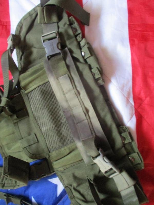 BLACKHAWK molle strike COMMANDO CHEST HARNESS RIG PLATE CARRIER & pouches SF OG GREEN — image 5