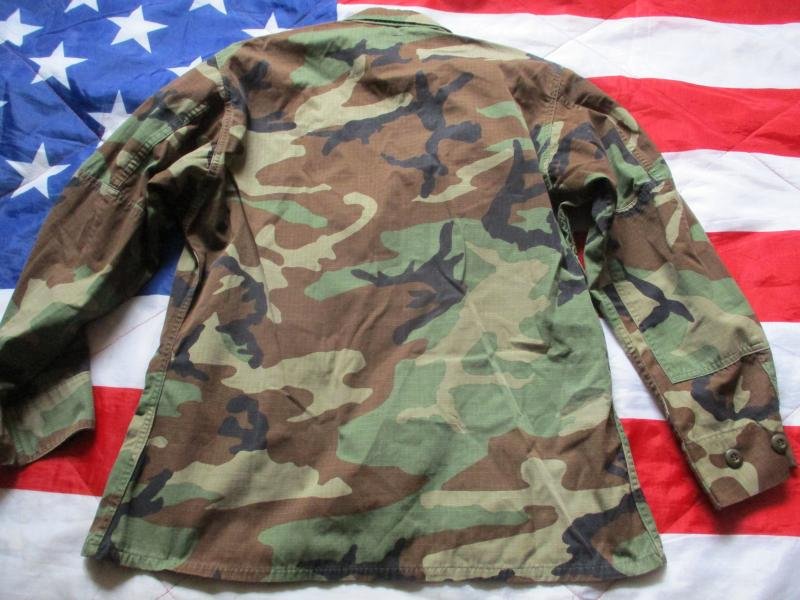 US ARMY ISSUE USA 1996 M81 WOODLAND camo camouflage BDU CARGO JACKET coat m - L — image 3