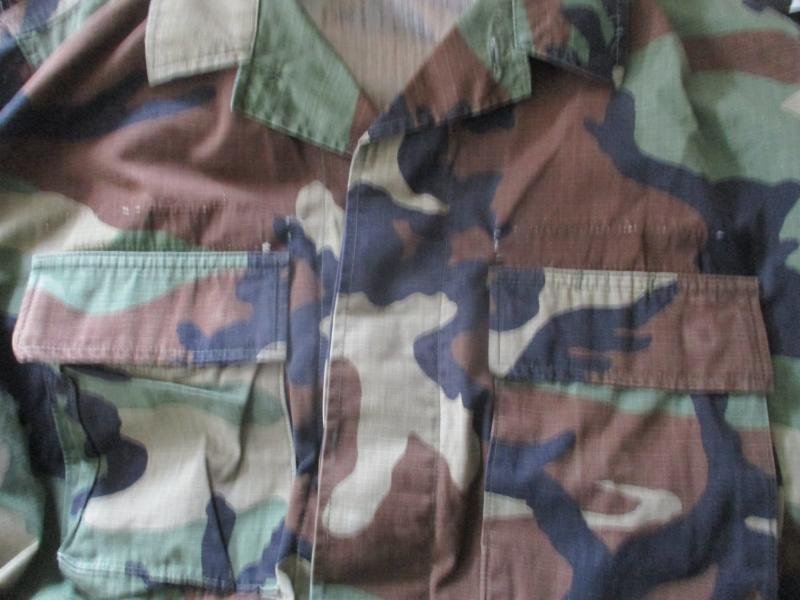 US ARMY ISSUE USA 1996 M81 WOODLAND camo camouflage BDU CARGO JACKET coat m - L — image 5