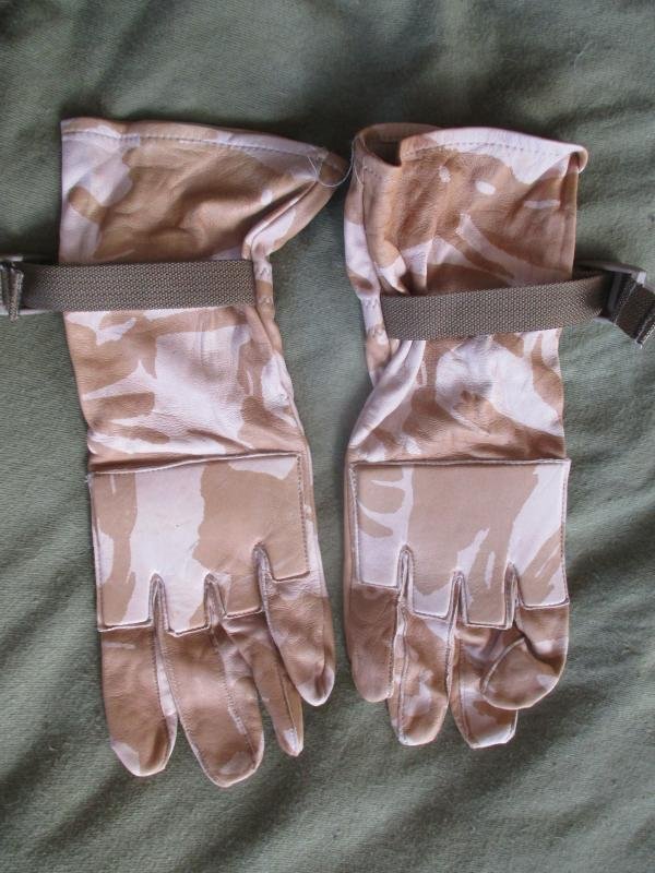 UK afghan ISSUE desert dpm LEATHER SHOOTING SNIPER COMBAT GLOVES size 10 large — image 4