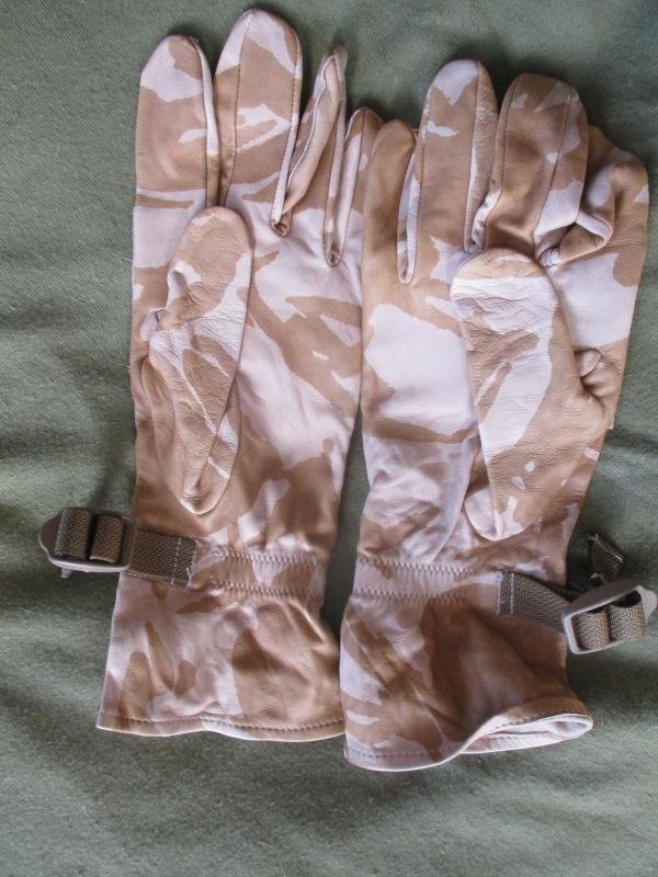 UK afghan ISSUE desert dpm LEATHER SHOOTING SNIPER COMBAT GLOVES size 10 large — image 5