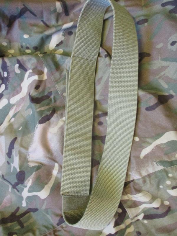BRITISH ARMY / PARA AFGHANISTAN ISSUE TABBING velcr0 WEBBING trouser BELT mtp light olive NEW — image 4