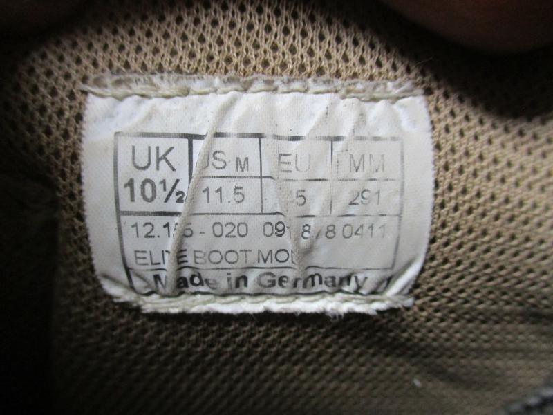 GENUINE BRITISH ARMY Afghanistan ISSUE DESERT elite COMBAT BOOTS UK 10.5 m — image 4