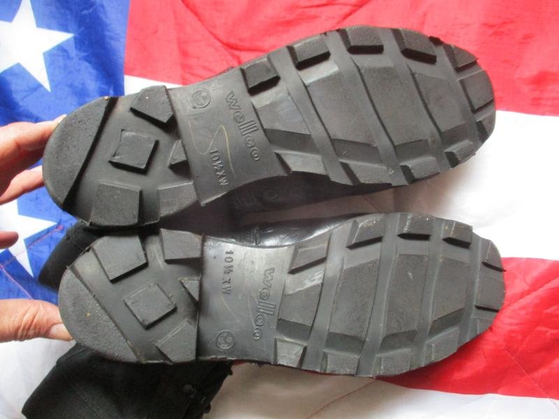 GENUINE usARMY ISSUE 1990 2nd pattern JUNGLE COMBAT black BOOTS usa 10.5uk 10 xw — image 3