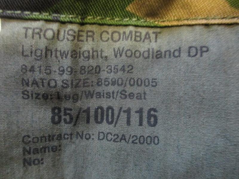 BRITISH ARMY issue dpm combat soldier 95 CARGO TROUSERS PANTS 36-38' large NEW — image 5
