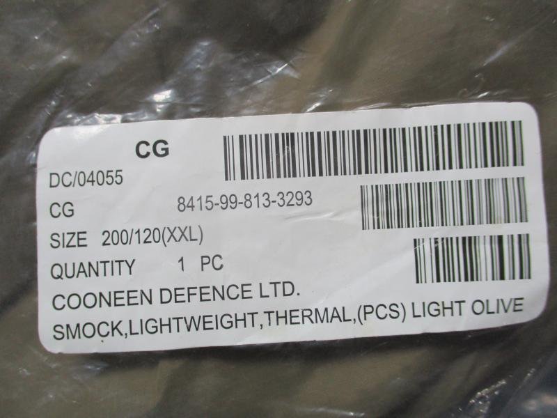 BRITISH ARMY issue THERMAL micro FLEECE teklite SHIRT BUFFALO 200/120 XXL new — image 3