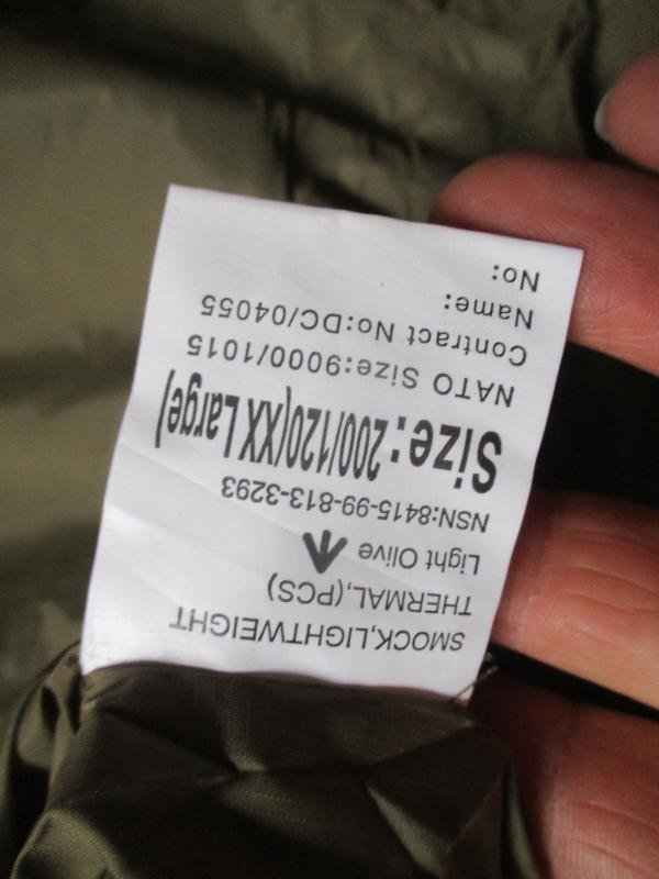 BRITISH ARMY issue THERMAL micro FLEECE teklite SHIRT BUFFALO 200/120 XXL new — image 4