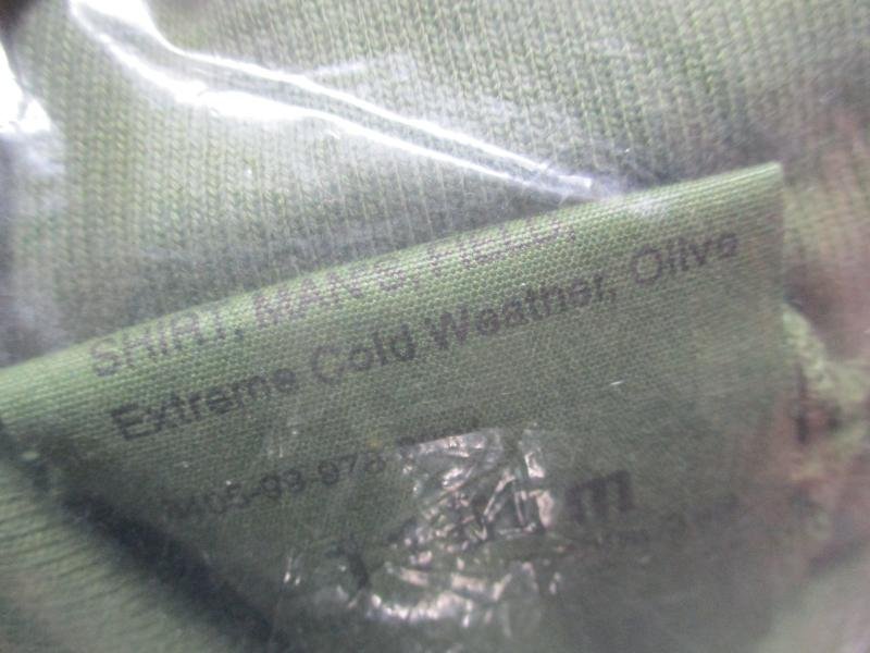 genuine BRITISH ARMY ISSUE COLD WEATHER ecw NORWEGIAN NORGIE shirt xl - xxl NEW — image 4