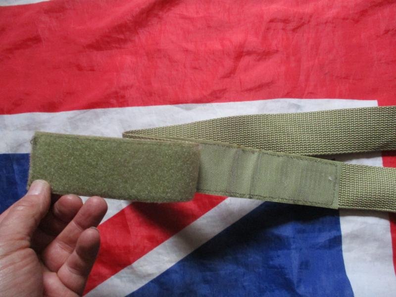 BRITISH ARMY / PARATROOPER AFGHANISTAN ISSUE TABBING velcro WEBBING trouser BELT large — image 4