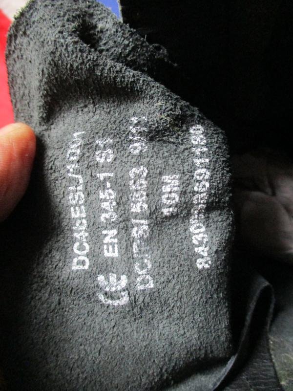 rare type BRITISH ARMY HI LEG cab COMBAT ASSAULT BOOTS PARA BOOT UK 10 M new — image 3