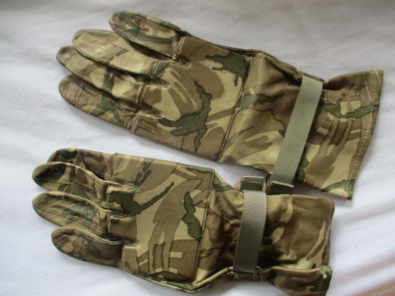 UK ISSUE mtp multicam LEATHER SNIPER shooting DESERT COMBAT GLOVES 12 XL new — image 4
