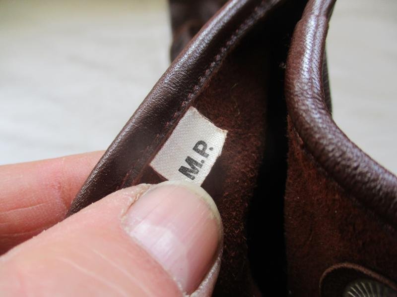 BRITISH ARMY OFFICERS ISSUE soft brown LEATHER no2 dress fad GLOVES 9.5 Medium — image 2