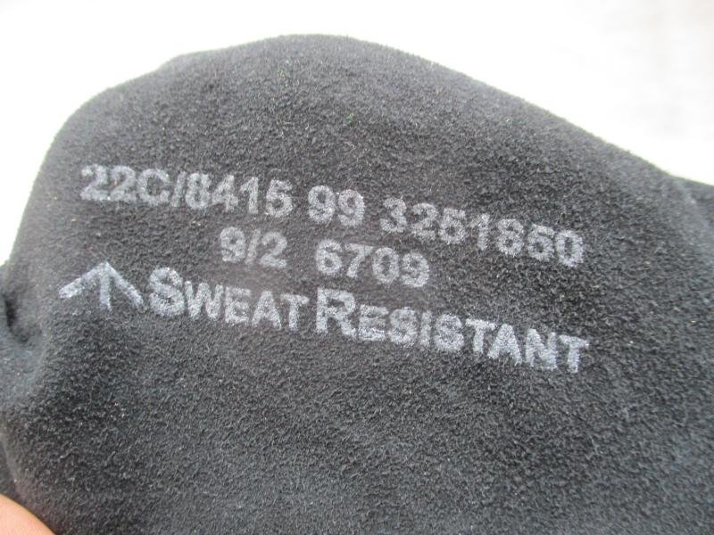 RAF PILOT ISSUE soft black LEATHER flying aviator GLOVES 9.5 Medium — image 2