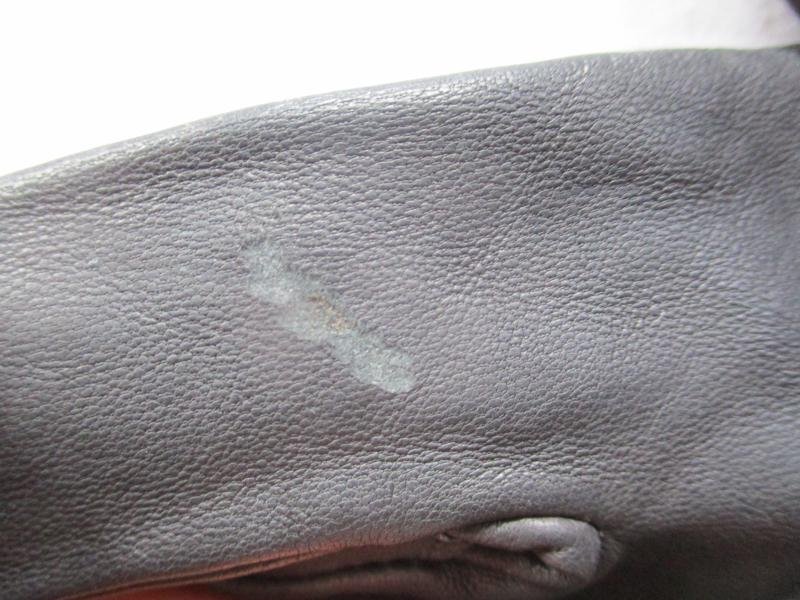 RAF PILOT ISSUE soft black LEATHER flying aviator GLOVES 9.5 Medium — image 5