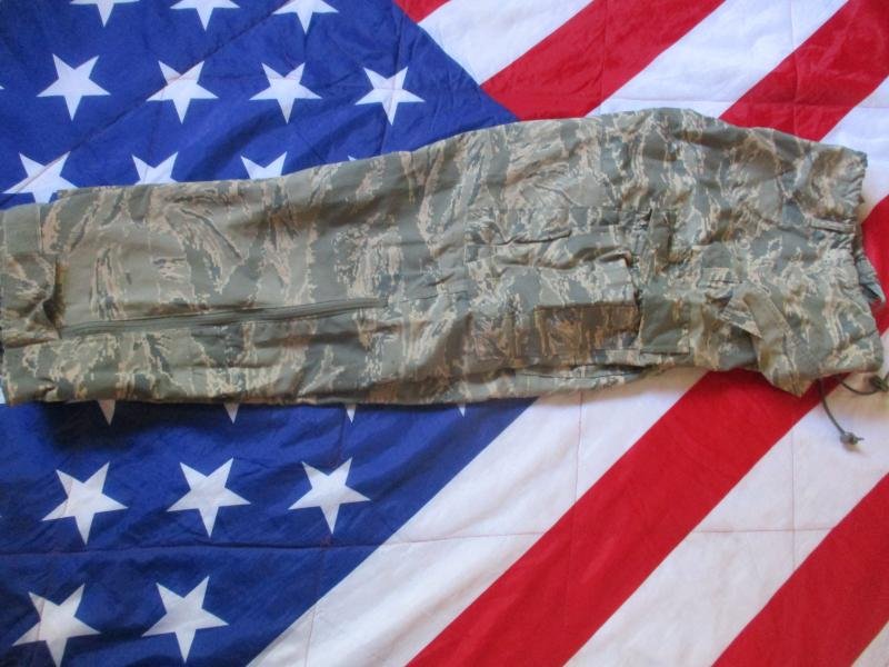 USAF US AIR FORCE ISSUE gore tex waterproof APECS tiger stripe abu CAMO TROUSERS — image 3