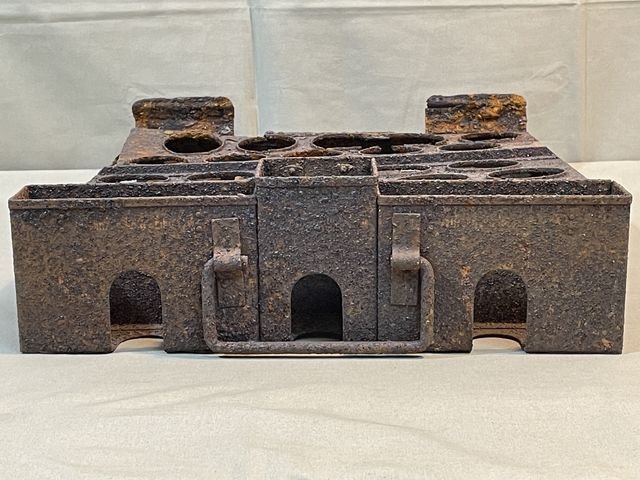 Original WWII German EGG Grenade Carry Case Rack — image 13