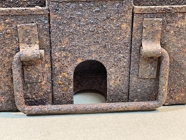 Original WWII German EGG Grenade Carry Case Rack — image 14