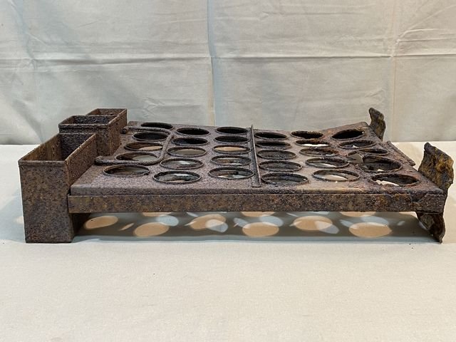 Original WWII German EGG Grenade Carry Case Rack — image 18