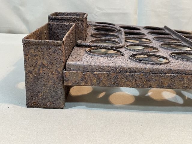 Original WWII German EGG Grenade Carry Case Rack — image 19