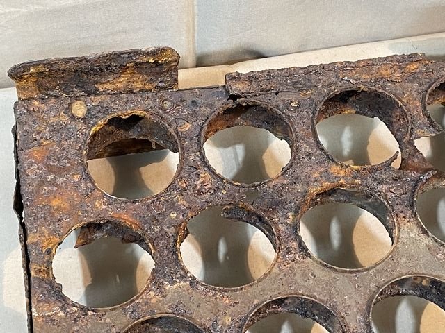 Original WWII German EGG Grenade Carry Case Rack — image 2