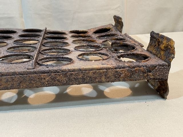Original WWII German EGG Grenade Carry Case Rack — image 20
