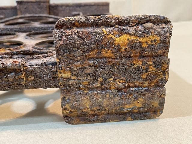 Original WWII German EGG Grenade Carry Case Rack — image 24