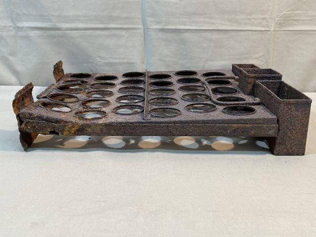Original WWII German EGG Grenade Carry Case Rack — image 26