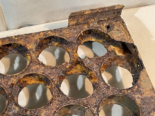 Original WWII German EGG Grenade Carry Case Rack — image 31