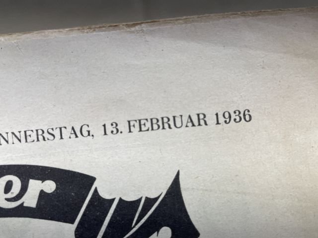 Original 1936 German Magazine, Illustrierter Beobachter — image 2