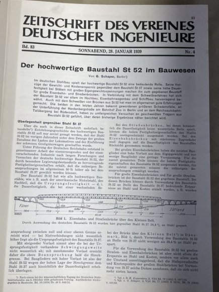 Original 1939 German Bound Journal of the Association of Engineers Magazine Book — image 10
