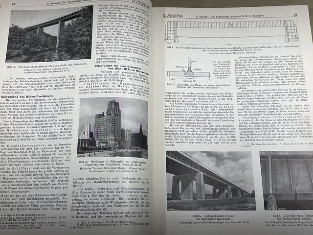 Original 1939 German Bound Journal of the Association of Engineers Magazine Book — image 11