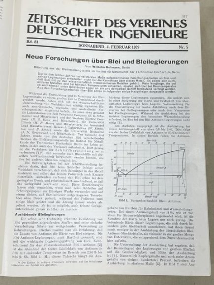 Original 1939 German Bound Journal of the Association of Engineers Magazine Book — image 12