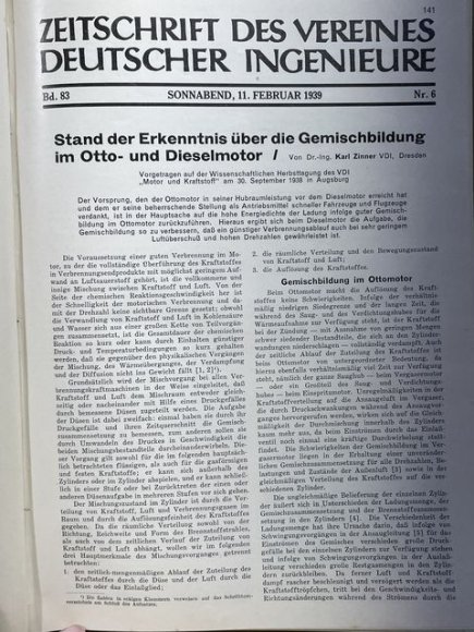 Original 1939 German Bound Journal of the Association of Engineers Magazine Book — image 14